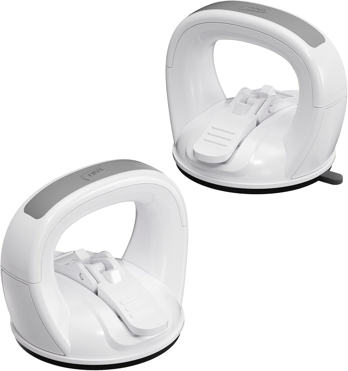 Zuigsteunbeugel douche 15 cm - grijs - antislip - veilig voor ouderen - ShopVlot