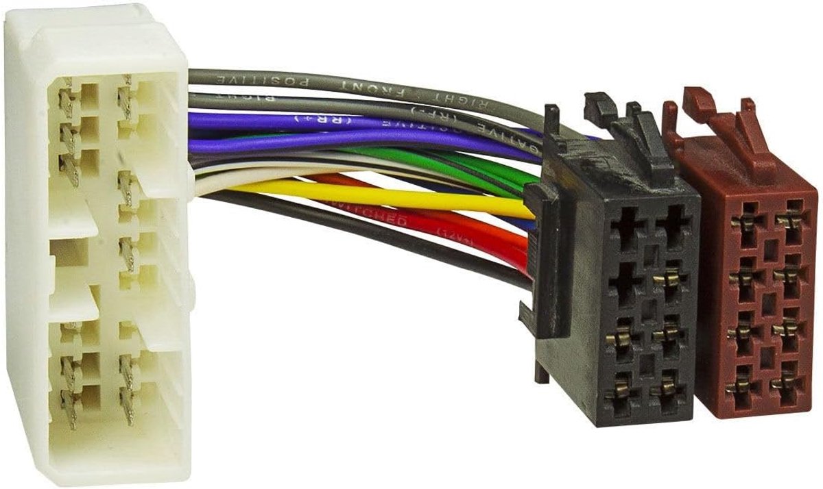 radio adapter kabel - 16-polige iso standaard - geschikt voor Chevrolet, Daewoo, SsangYong - eenvoudig aansluiten - ShopVlot