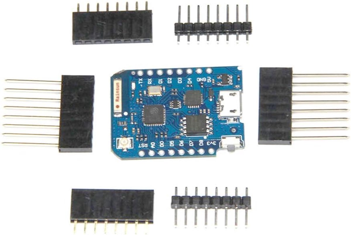D1 Mini Pro ESP8266 NodeMcu - CP2104 - IPEX plug - Ideaal voor WiFi projecten - ShopVlot