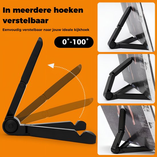 Pinguïn Records - SoloTone Stand - Opvouwbare LP Houder - LP Standaard - Zwart - Vinyl Houder - Handig op te bergen — afbeelding 5