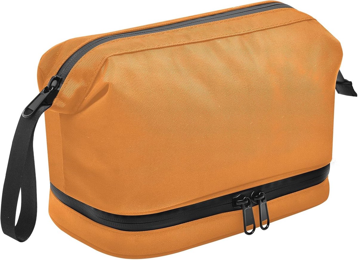 Lermende Men's Toiletry Bag, Orange Origin Version - ShopVlot
