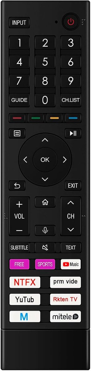 ALLIMITY Voice Remote Control Replacement Fit For Hisense UHD Smart TV 55A78GQ 50A78GQ 65A78GQ 75A78GQ 43A78GQ 55E76GQ - ShopVlot