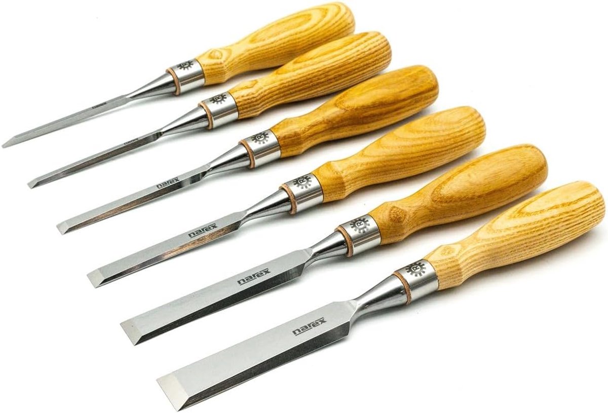 Set of 6 Narex Richter Chisels by The Woodworking Club - ShopVlot