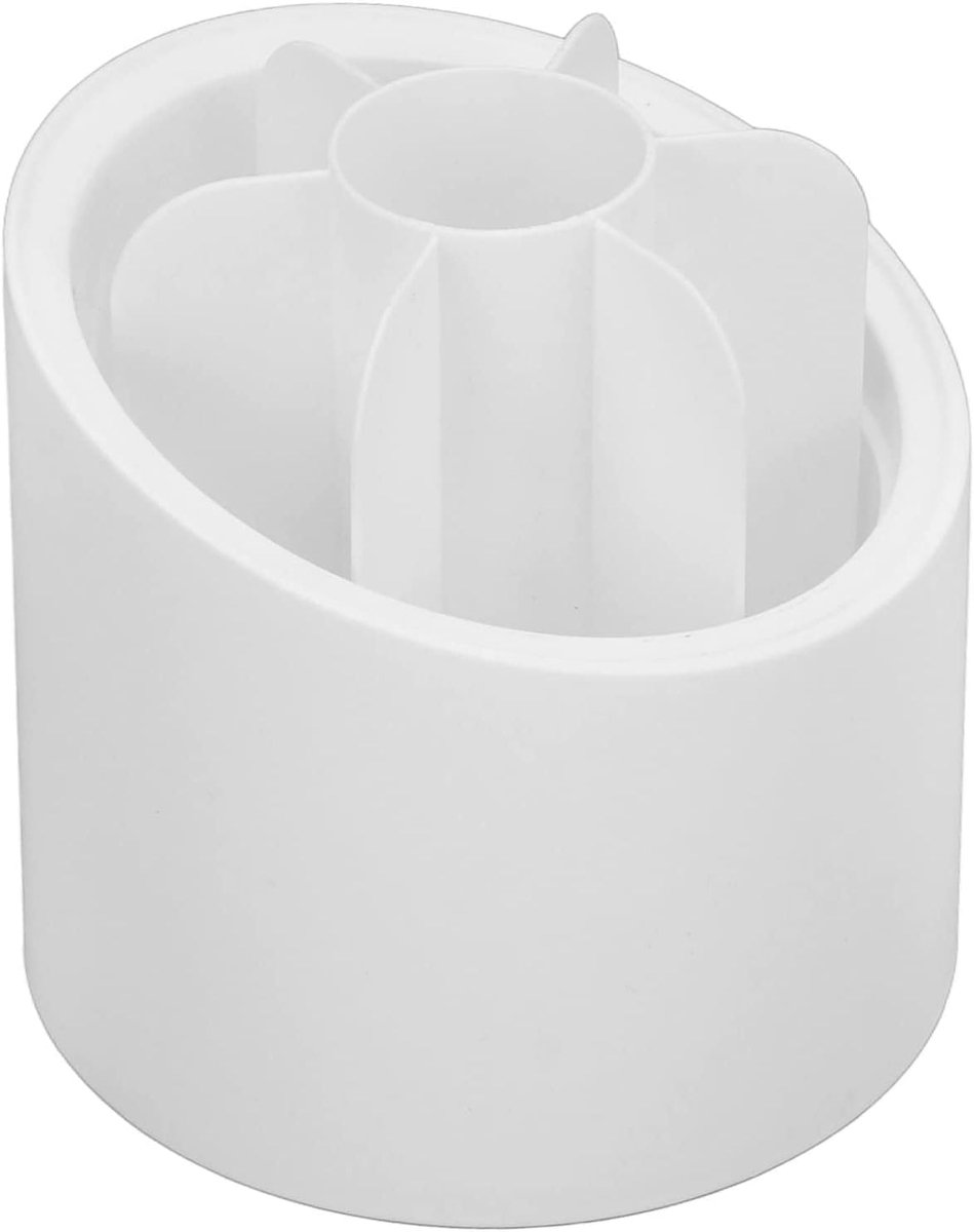 Desktop witte eenvoudige pennenhouder, plastic briefpapier opslag pennenhouder geschikt voor bureau - ShopVlot