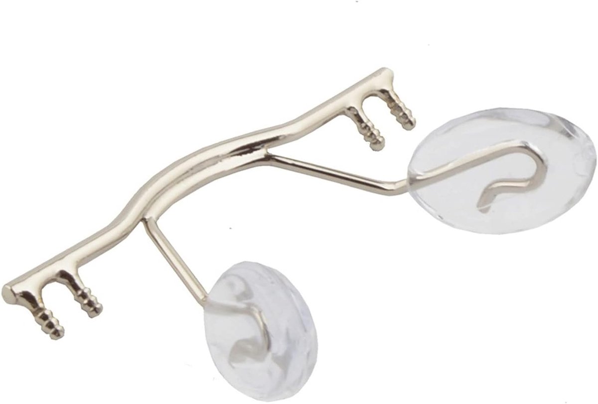 10pcs, Glasses Nose Brackets, Rimless Glasses Nose Pads, Glasses Accessories, Stainless Steel Glasses Nose Bridge With - ShopVlot