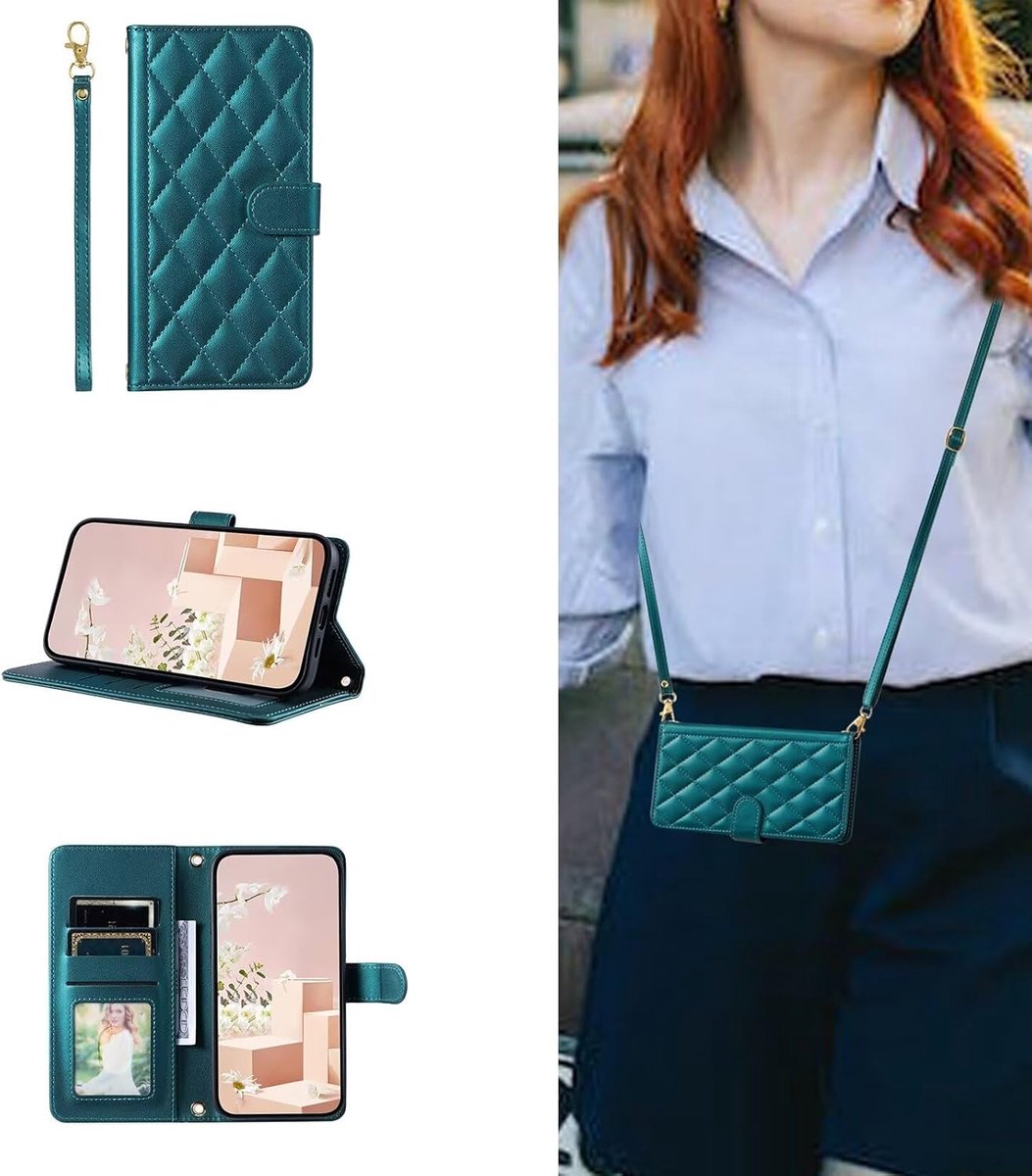 ESONG Wallet telefoonhoes voor Xiaomi 17T Pro,Flip Leer Holster mobiele Hoesje Met - ShopVlot