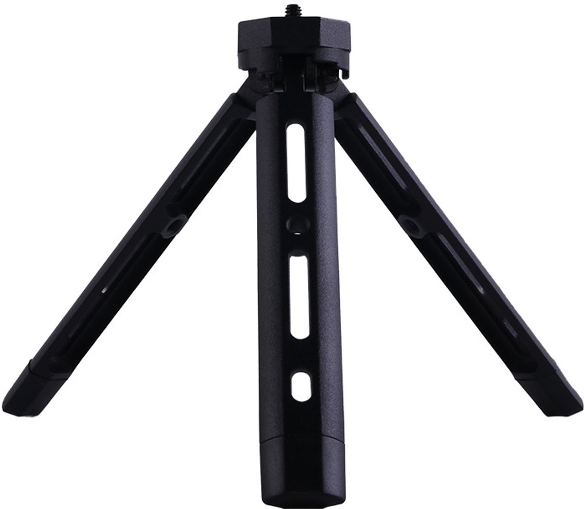 casalora- Verstelbaar metalen camerastatief – 18 cm – 4-standen hoogteverstelling – 1/4-inch schroefdraad – Gemaakt van aluminiumlegering – Geschikt voor spiegelreflexcamera's, DJI-stabilisatoren, GoPro's, enz. – Draagbaar