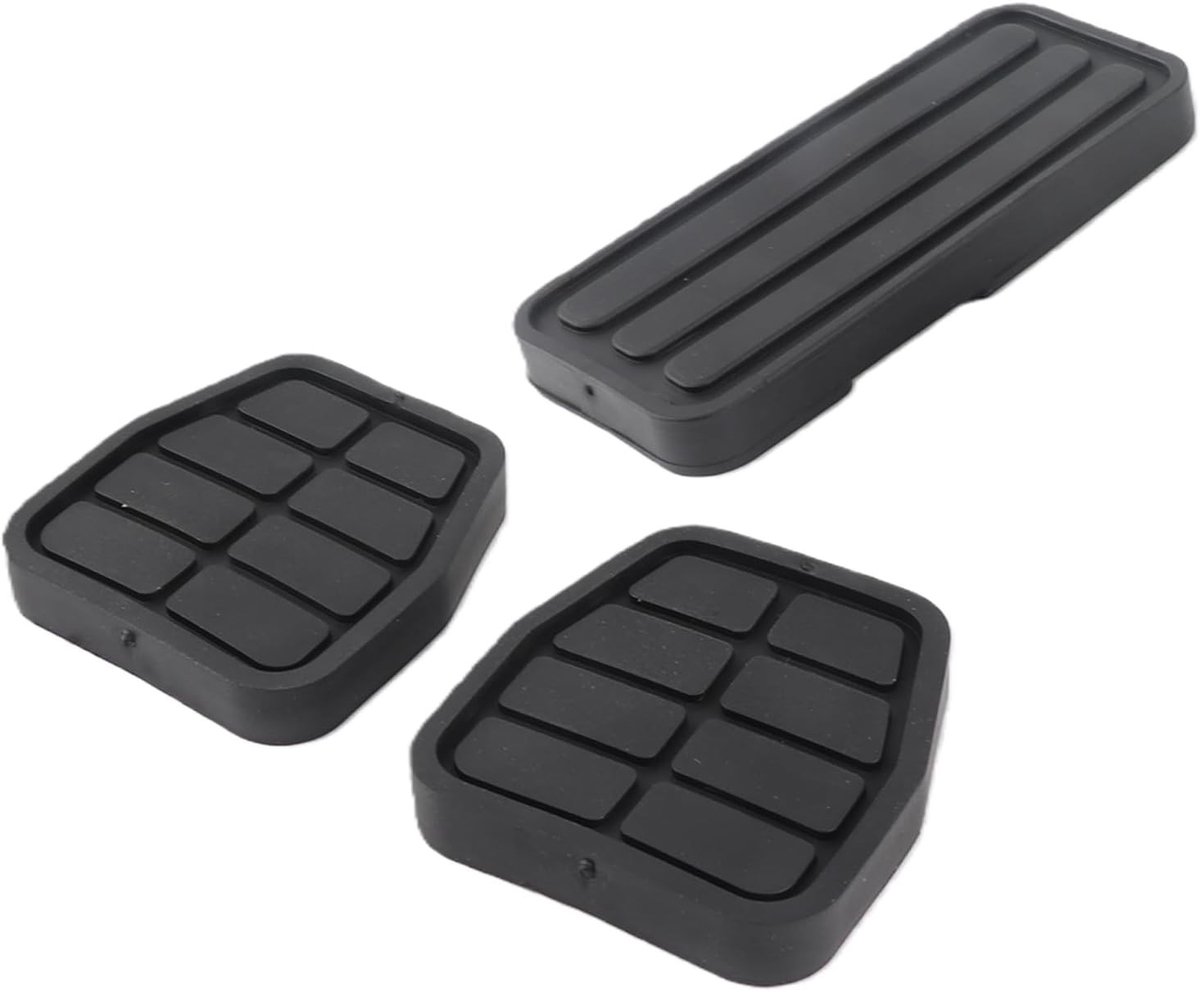Set van 3 Rubber Pedal Pads voor Koppeling, Rem en Versnelling - Slijtvast, Flexibel en Antislip voor T4 Transporter 1990-2003
