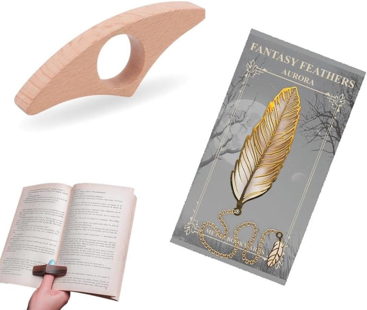 Metalen bladwijzer en bladwijzer van berkenhout, origineel en gepersonaliseerd cadeau voor vrouwen, moeders - ShopVlot