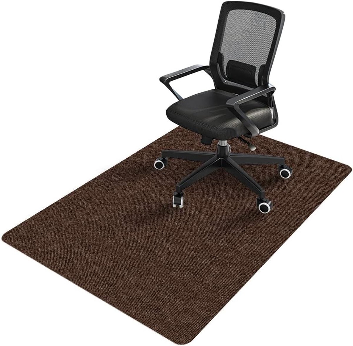 Vloermat voor Kantoorstoelen, Beschermmat voor Harde Vloeren, 90 x 120 cm, Krasbestendige Vloermat, Ideaal voor Laminaat, Parket en Tegels