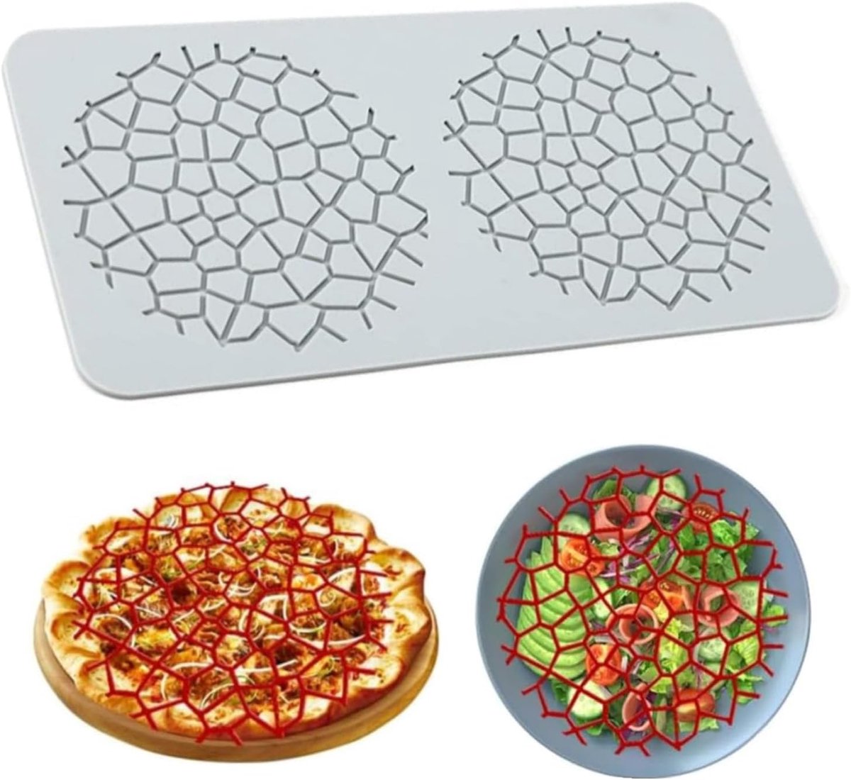 Siliconen mat voor taartdecoratie - herbruikbaar - anti-aanbaklaag - ideaal voor fondant en cupcakes - ShopVlot