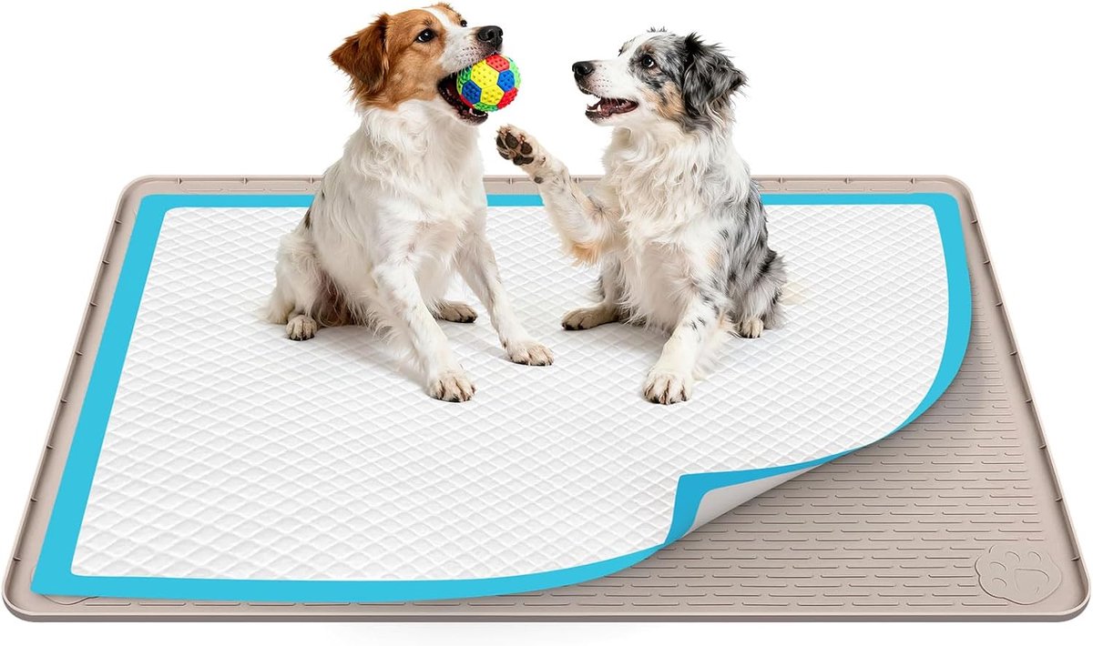 Hondentoilet pad houder 40" x 28" - silicone - lekvrij - ideaal voor puppy training - ShopVlot