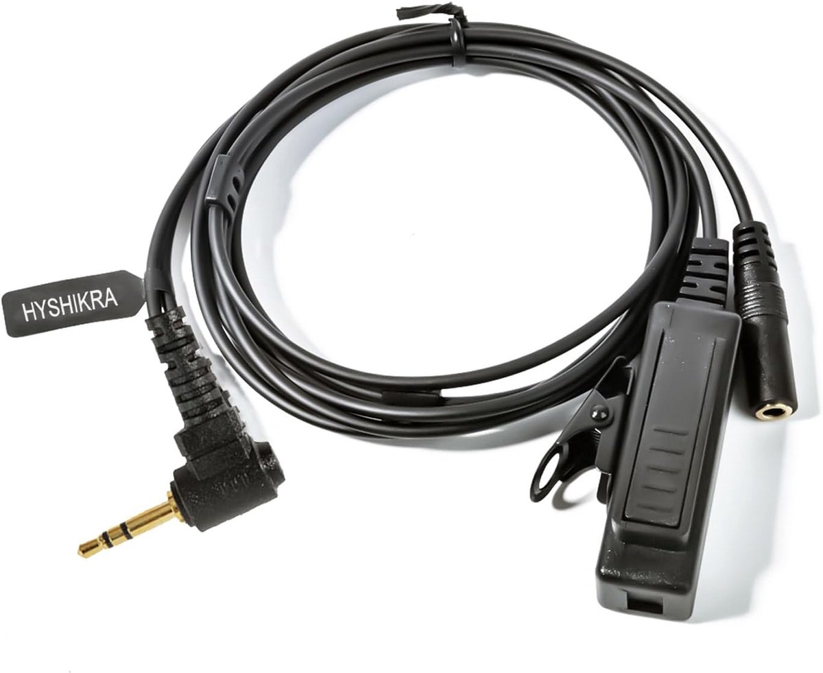 Universele 2 Weg Draadloze Audio Adapter Kabel 3,5mm Jack - 1 Pool 2,5mm met PTT - Voor Motorola TLKR Series - ShopVlot