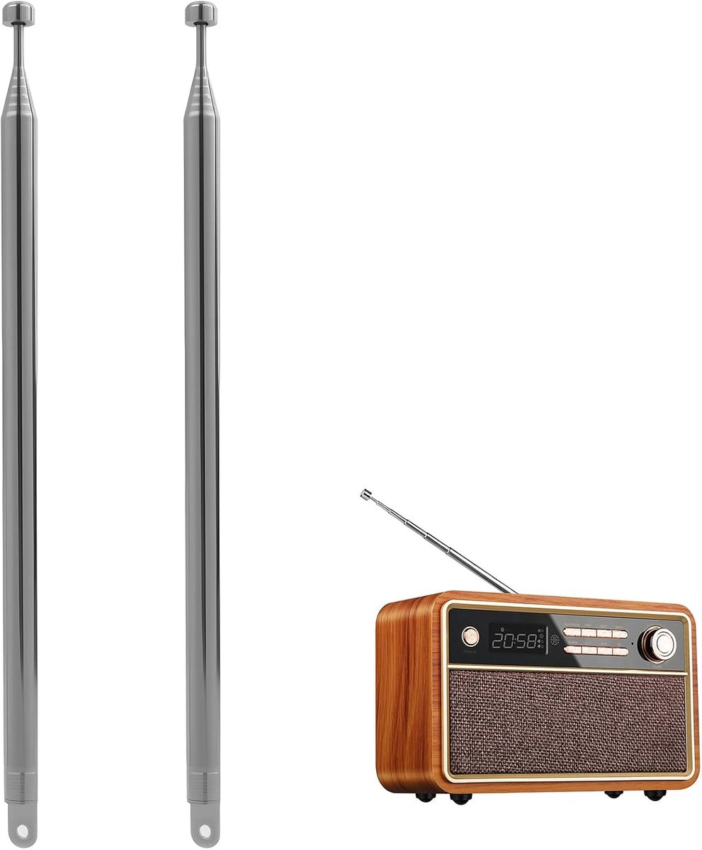 FM Portable Radio Antenne 74cm - Telescopisch - 7-segmenten - Betere ontvangst - ShopVlot