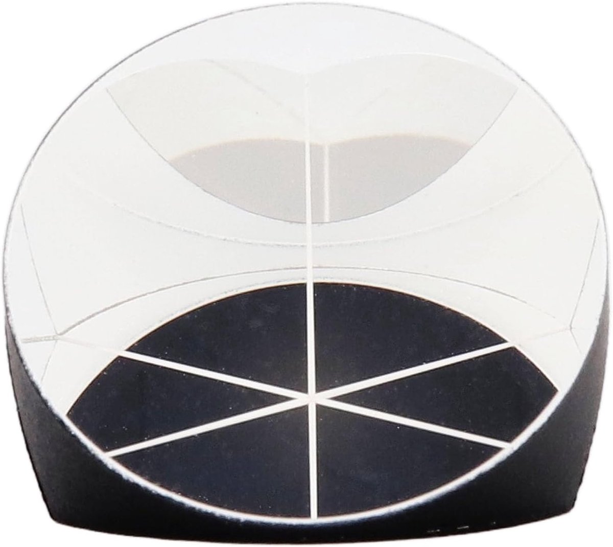 Triple reroreflector 25.4mm - optisch glas - gepolijst en gecoat - hoge nauwkeurigheid voor metingen - ShopVlot