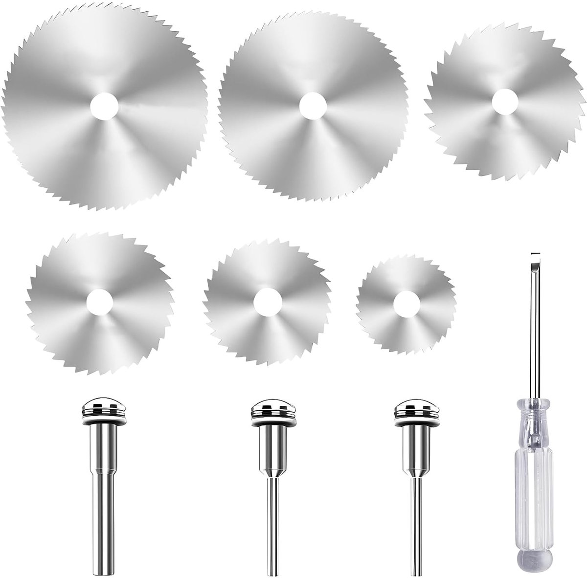 Diamantschijven set 10 stuks - mini-slijpschijf 22 mm - glas, tegels, keramiek en steen snijden - ShopVlot