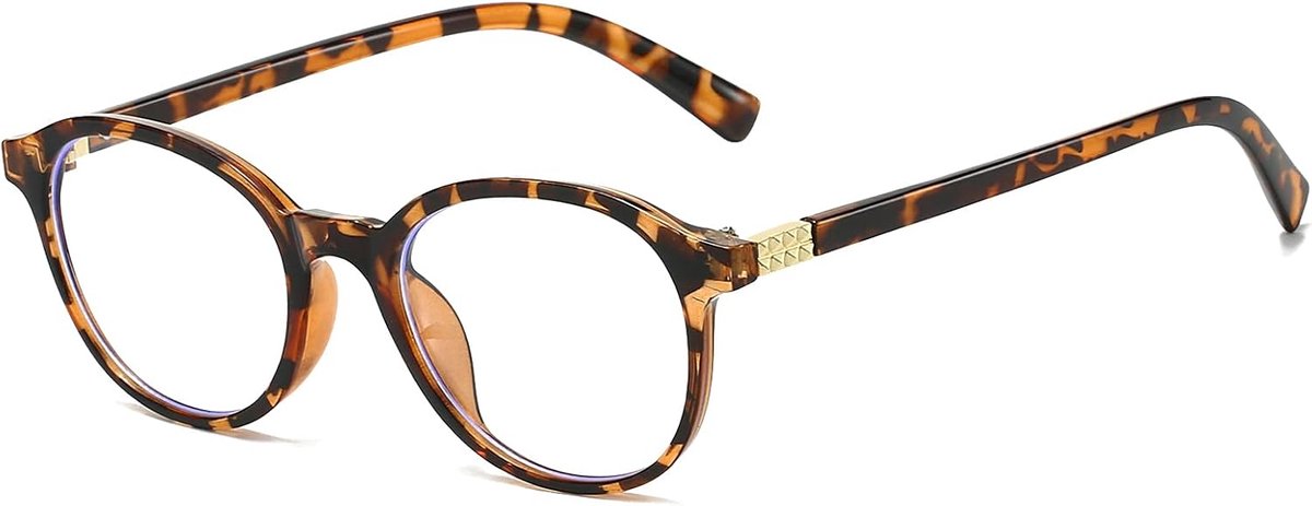 Ronde brillen met blauw lichtfilter - unisex - anti-vermoeidheid - ideaal voor computergebruik - ShopVlot