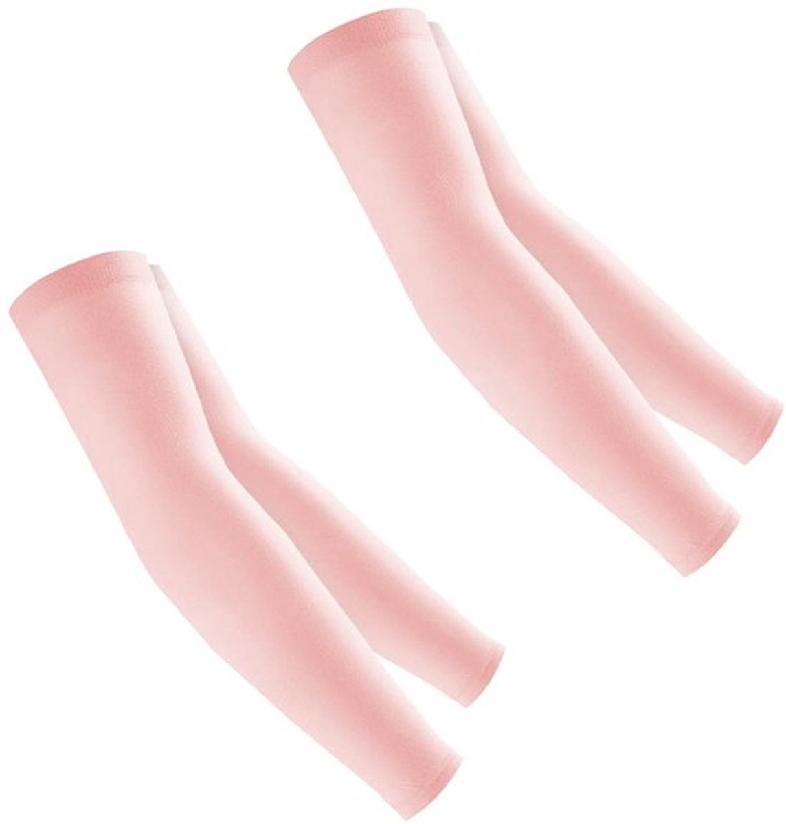 Armmanchetten UV-bescherming - Antislip - Dun/Licht - 2 Stuks - Polyester IJsdraden - 38 cm - Zweetafvoerende Stof - Armwarmers