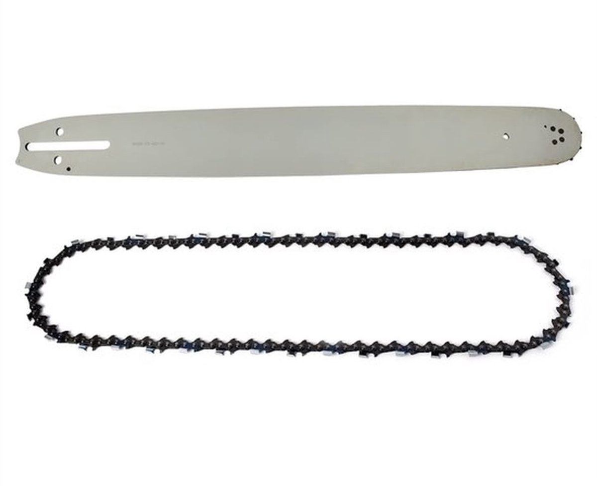 Zaagketting Vervanging 20-inch - Geleidingsstang - Geschikt voor Husqvarna 61/66/266/365/288XP - 3/8" Spoed - 0,063" Gauge - Inclusief 1x Ketting en 1x Geleiderstaaf - Kettingzaag