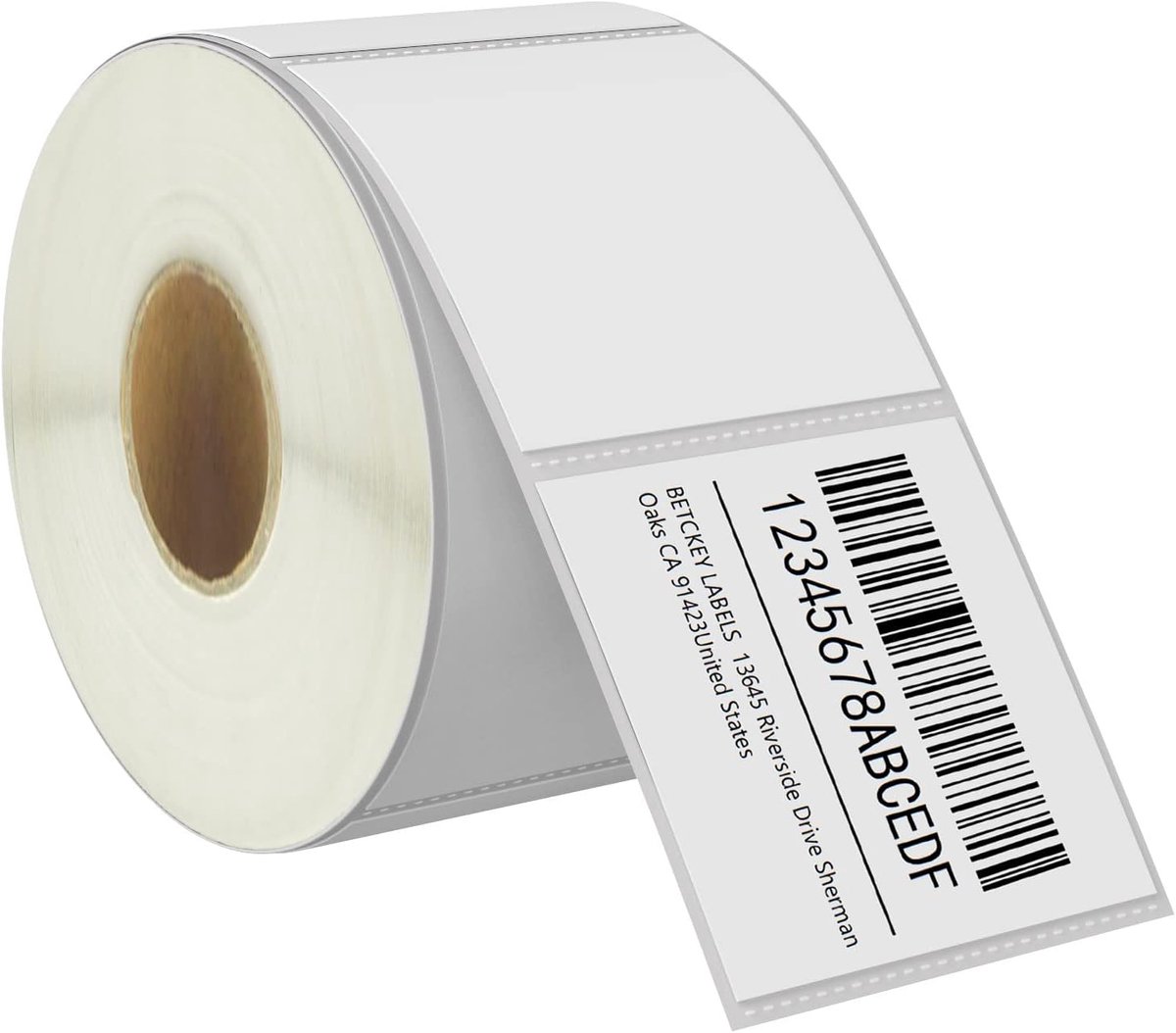 BETCKEY - 51mm x 51mm(2 in x 2 in) Perforierte Quadratic QR Code Labels Kompatibel mit Zebra und weiteren Druckern [1 - ShopVlot