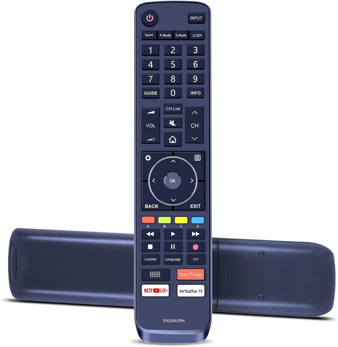 EN3AA39H Replacement Remote Control for Hisense OLED TV H50A6550 H55A6550 H43AE6400 H50U7AUK H65A6550 H50U7A H55U7AUK - ShopVlot