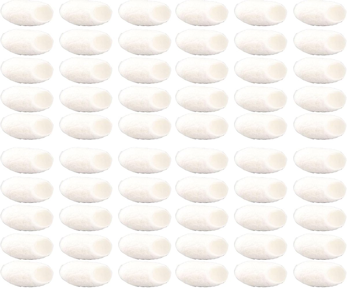 Silkworm cocons 60pcs - exfoliërende ballen - natuurlijke huidverzorging - dieptereiniging voor een stralende huid - ShopVlot