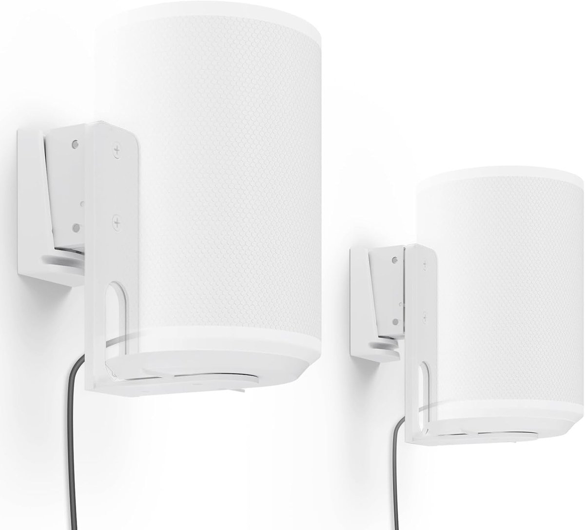 Luidspreker wandhouder - zwenkbaar en kantelbaar - met kabelmanagement - beter audiogenot voor Sonos Era 100 - ShopVlot