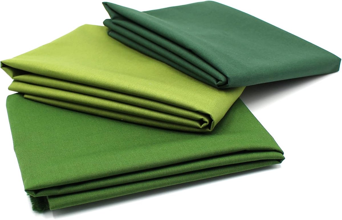 Katoenstof set 148 cm breed - 100% katoen - kleurenset voor patchwork - ideaal voor kleding en decoratie - ShopVlot