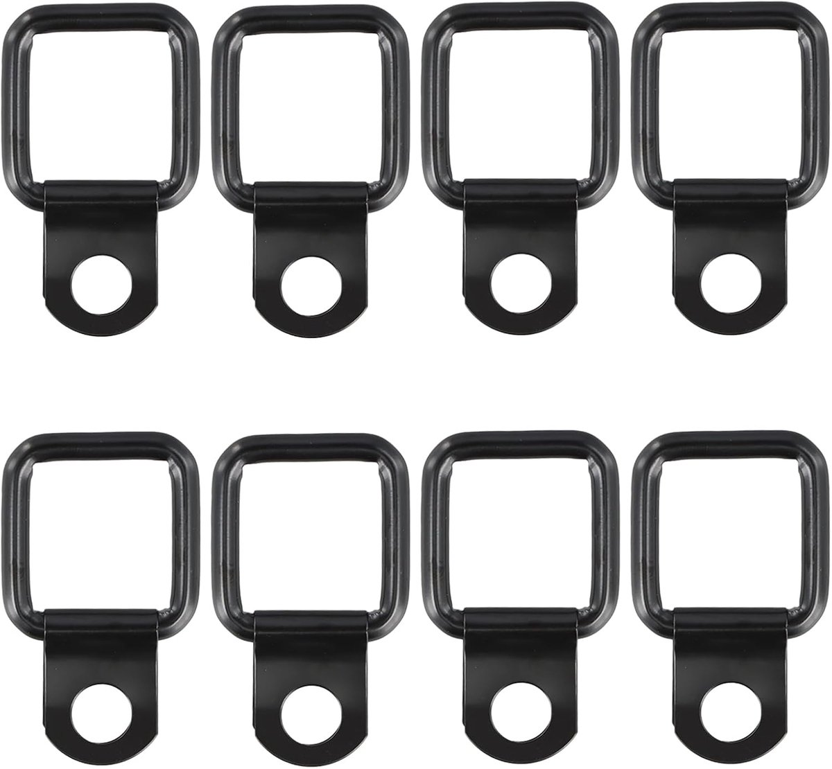 D-Ring Anchors 8pcs - Aluminium Legering - Heavy Duty Bevestigingshaken - Veilig verankeren van ladingen - ShopVlot