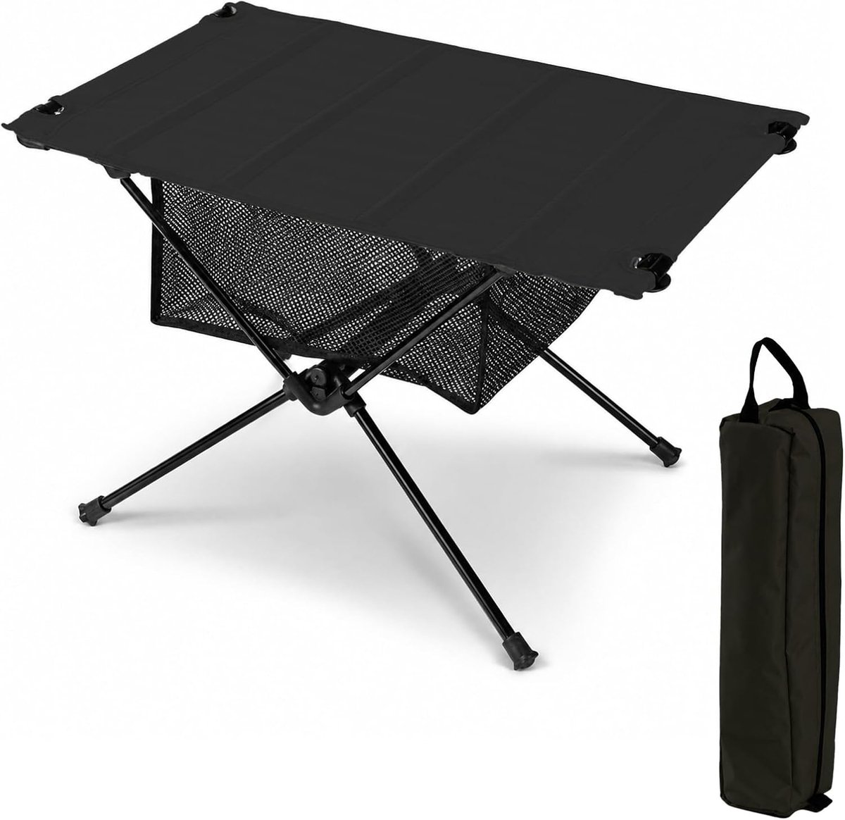 Campingtafel inklapbaar 60 x 40 x 39,5 cm - superlicht - hoge belastbaarheid - ideaal voor picknicks - ShopVlot