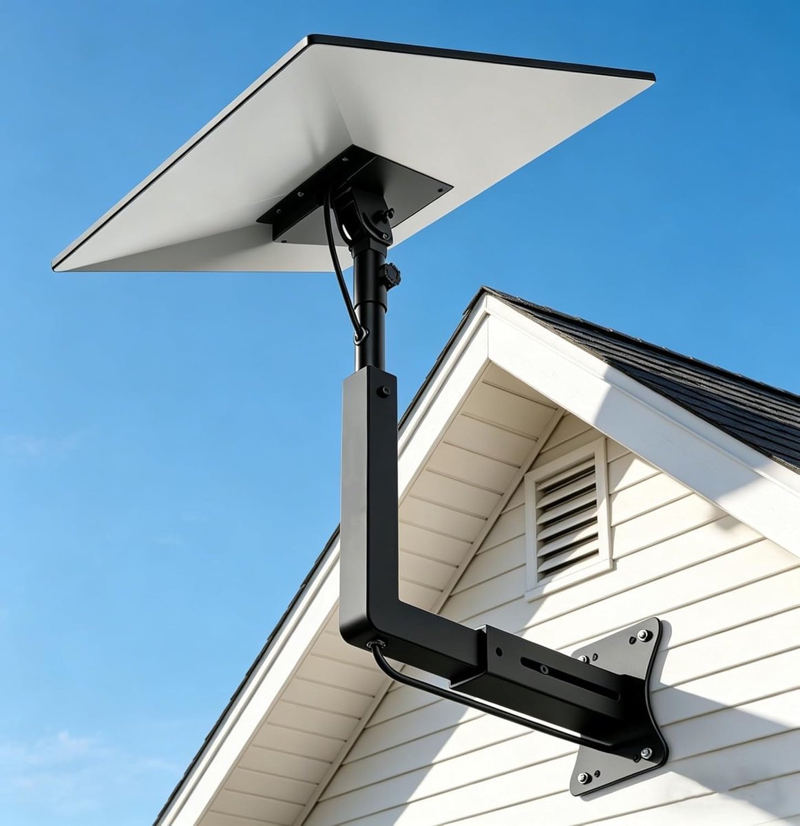 Houder voor Starlink V3 - lange wandhouder - staal en glasvezel - weerbestendig en duurzaam - ShopVlot
