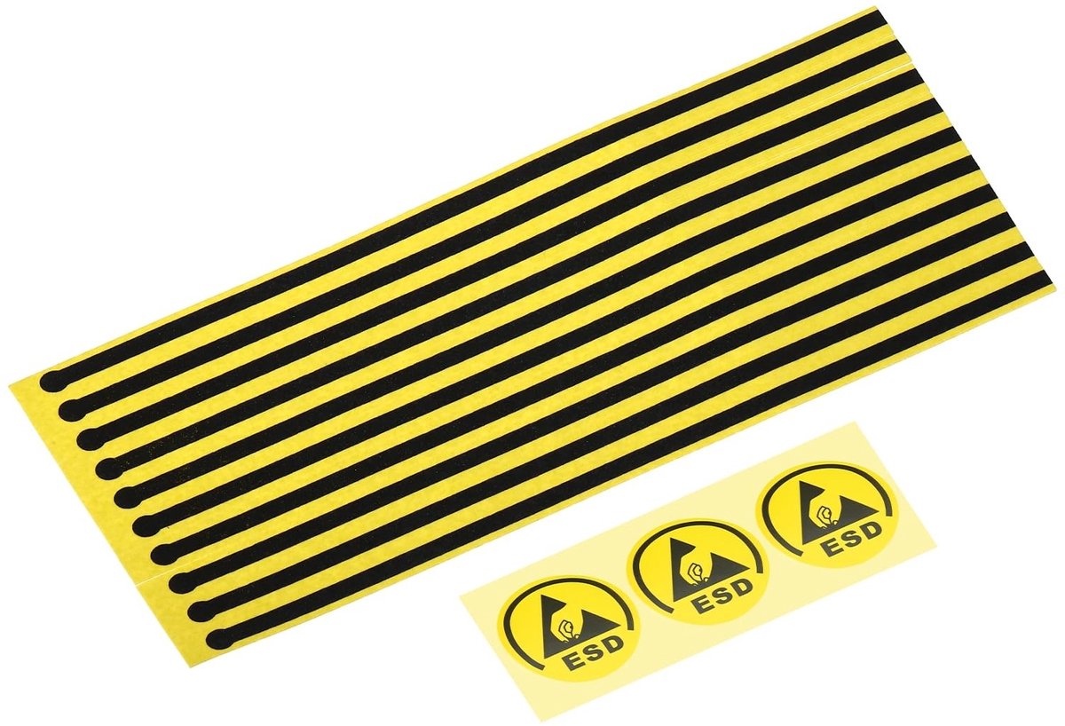 Solidchoice - Set van 10 Anti-Statistische Hak Trimstrips voor Schoenen