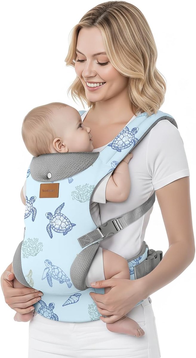 YooxArmor Newborn to Toddler Carrier Ergonomic Adjustable Toddler Carrier for 7-65 lbs, Cozy Lightweight Baby Carrier - ShopVlot