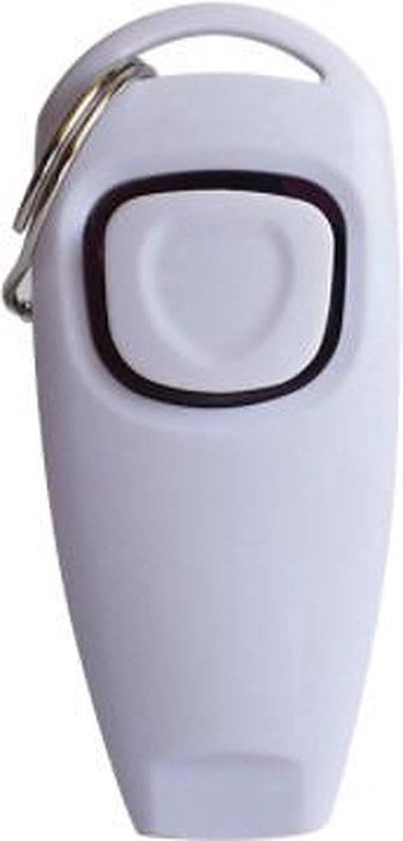 Solidchoice - Luxe Clicker met Fluit voor Hondentraining - Wit
