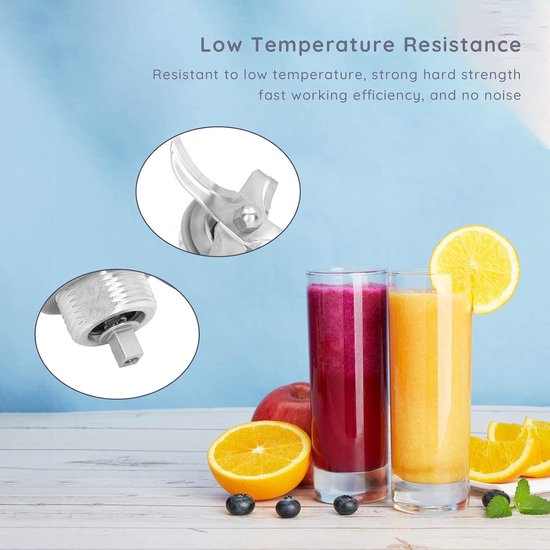 SnelShoppen - Blender Mes, RVS Vervangende Messen voor Thermomix 3300, Duurzaam en Makkelijk Schoon te Maken, Keukenaccessoires, Ideaal voor Smoothies van Snelshoppen — afbeelding 2