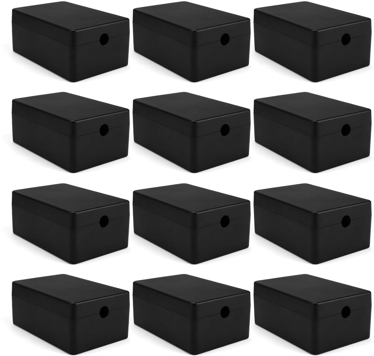 12 pieces small junction boxes, 60 x 40 x 25 mm junction box, plastic housing, maximum usable wire diameter is 6 mm - ShopVlot