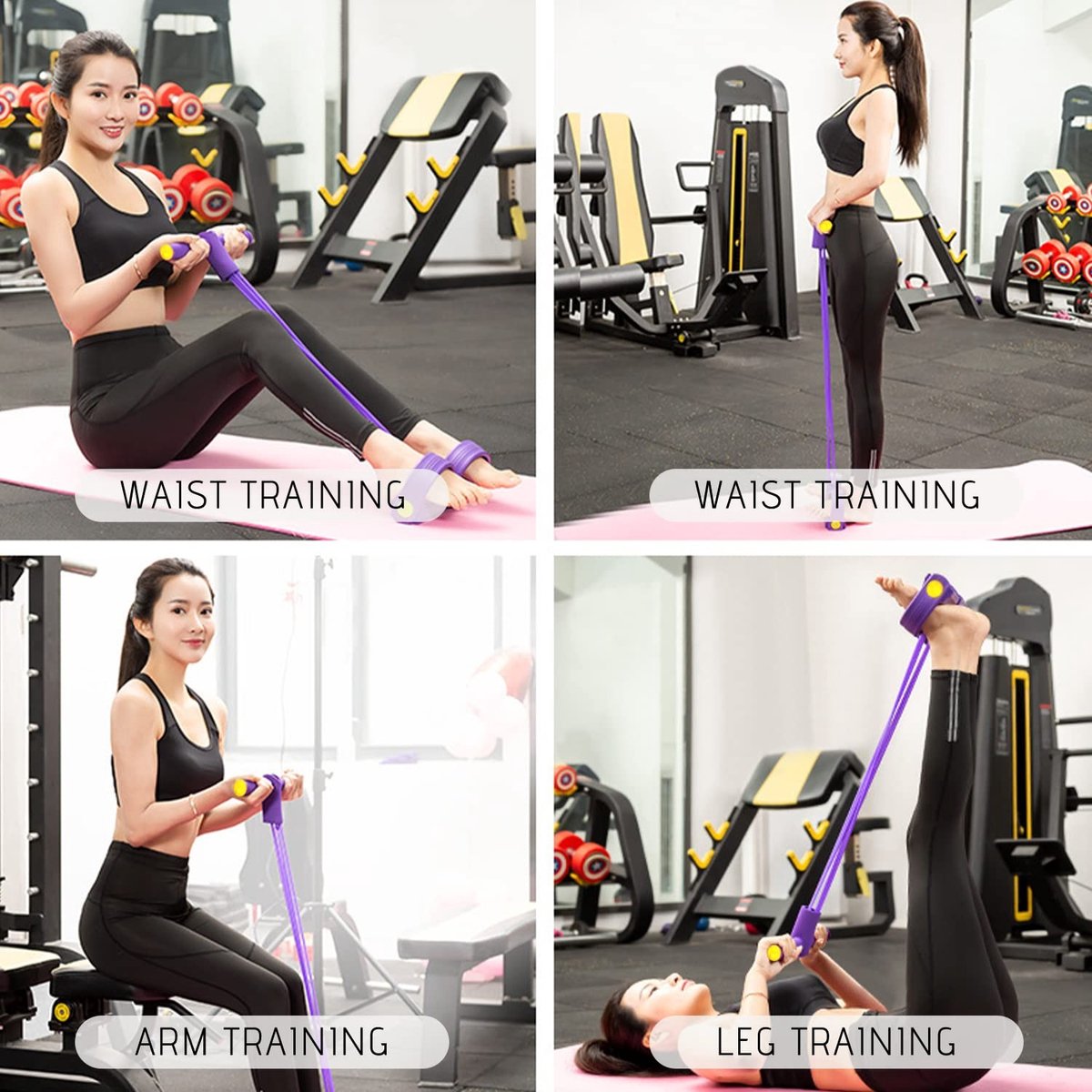 Solidchoice - Pedaalweerstandsband voor Fitness en Training — cadeau in Sport & Outdoor - foto 6