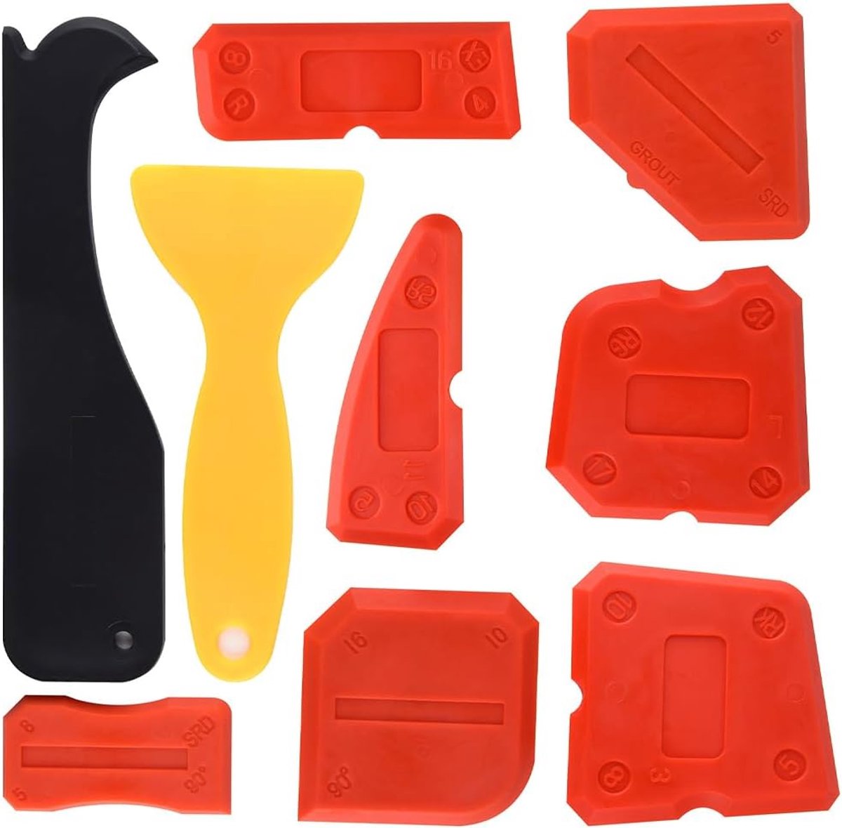 Silicone Remover Spatula, Scraper, Puller, Joint Smoother, Joint Scraper, Tool for Perfect Joints, Various Surfaces - ShopVlot