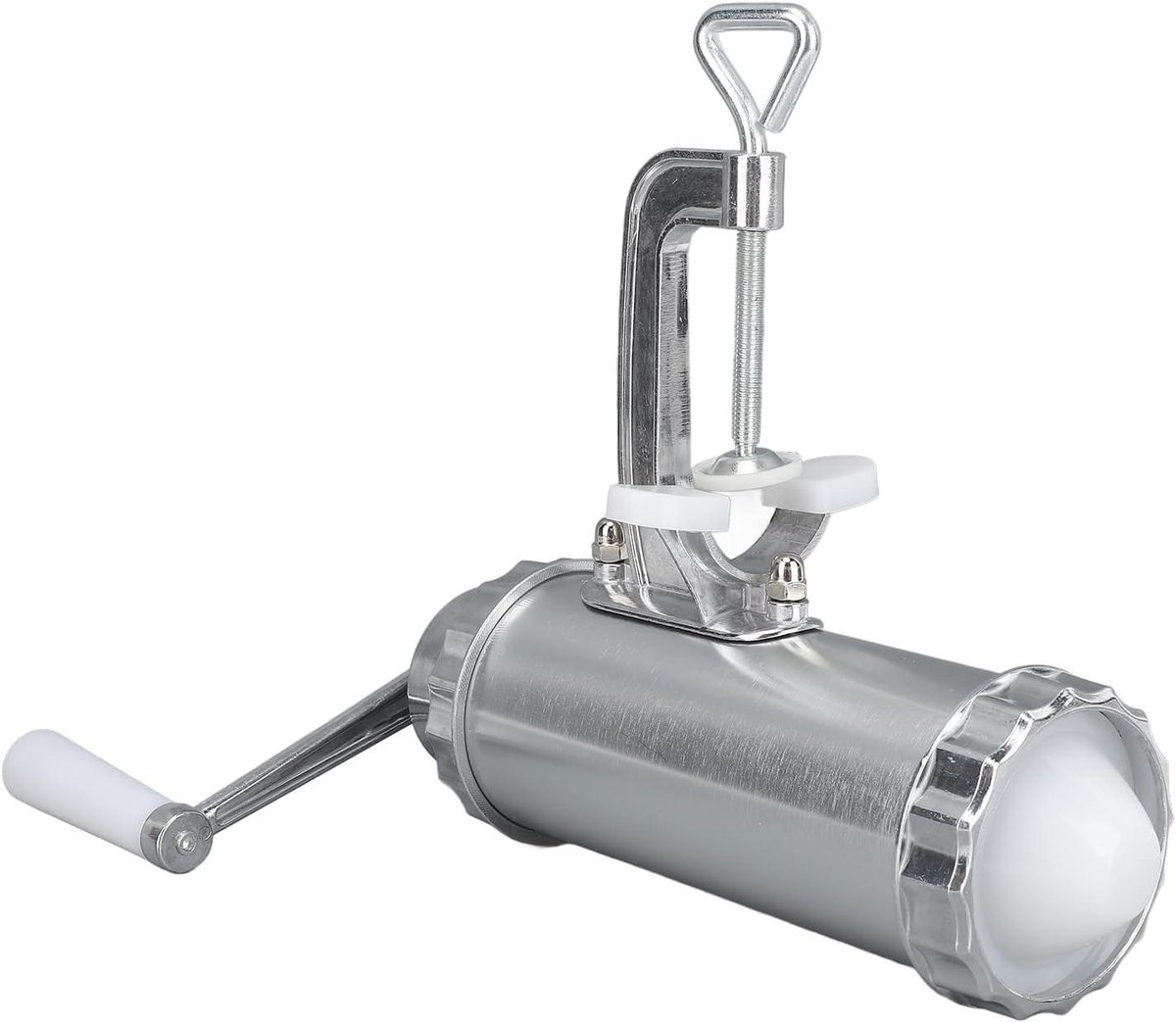 Horizontale Worstvuller - Vleesvulmachine Worstmaker - Zelf Worst Maken - Arbeidsbesparend Ontwerp - 29 x 16 x 9 cm - Zilver