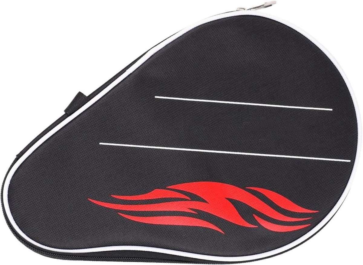 Tafeltennisracket Tas - Peddeltas Ballenzak - Tafeltennis Spelen - Schokbestendig Kussen - 30 x 20 x 2 cm - Zwart