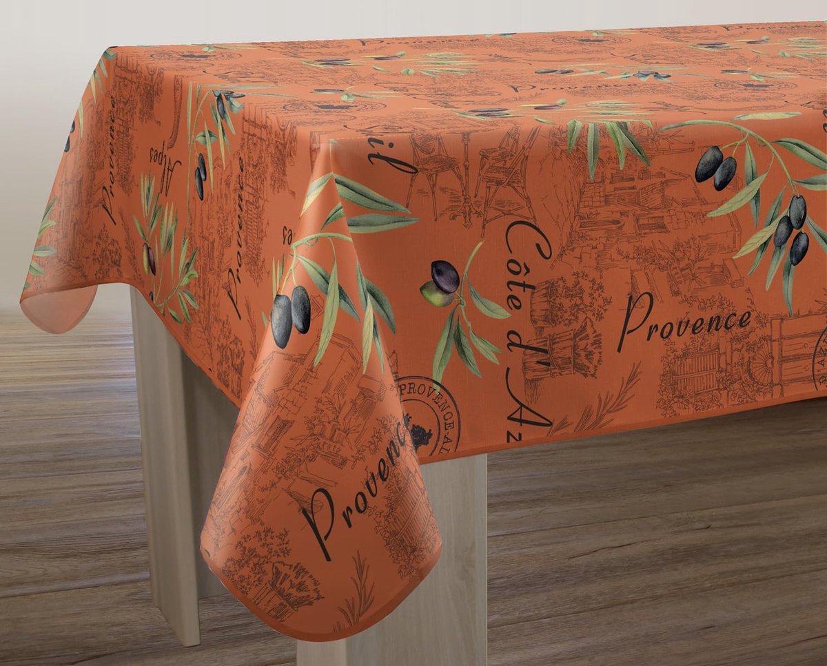 linge de Jules Tafelkleed, vuilafstotend, Provence, rechthoekig, 150 x 300 cm