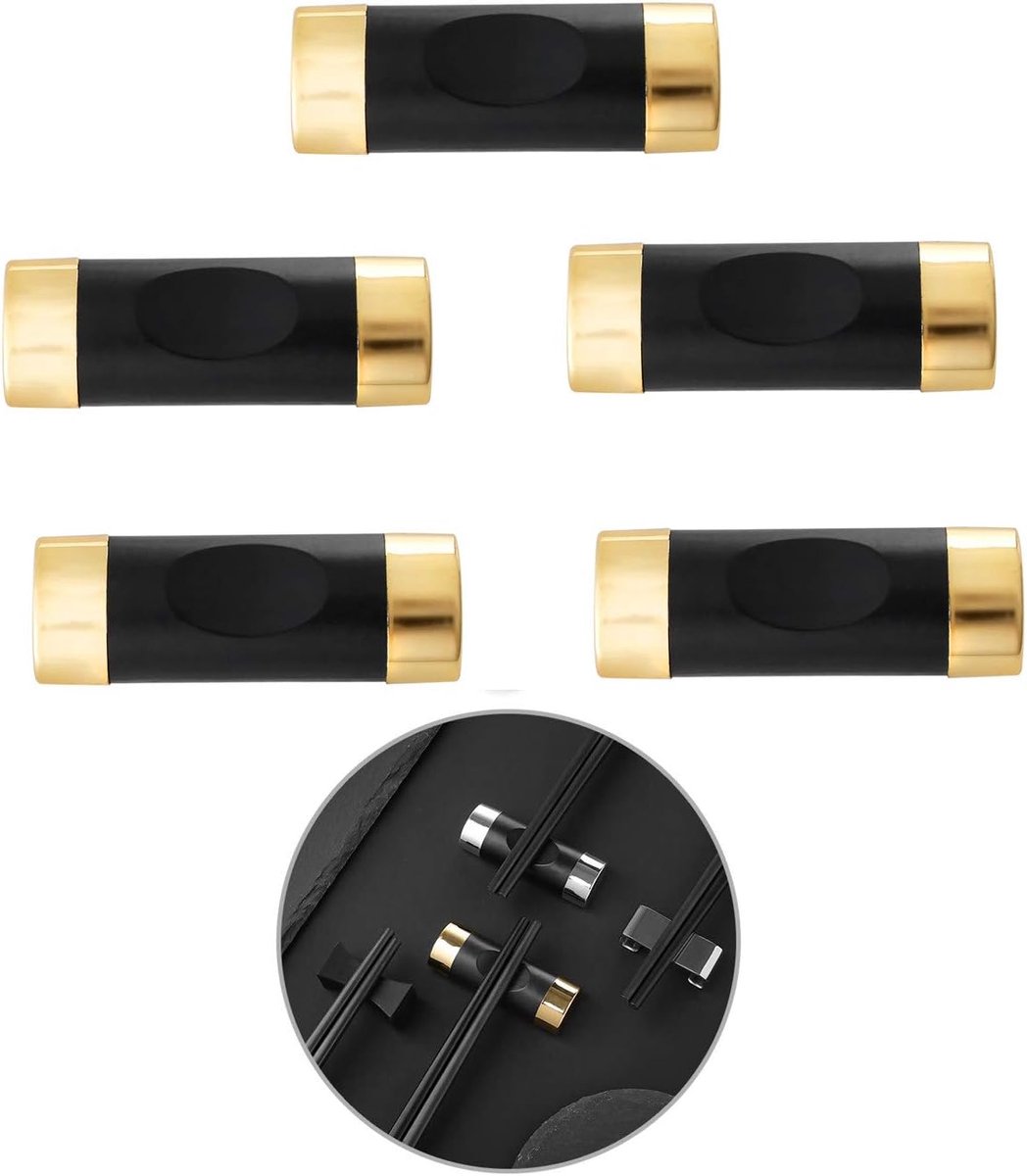 Eetstokjes 5 stuks - Houten eetstokjeshouders - Handig voor tafel - Ideaal voor sushi - ShopVlot