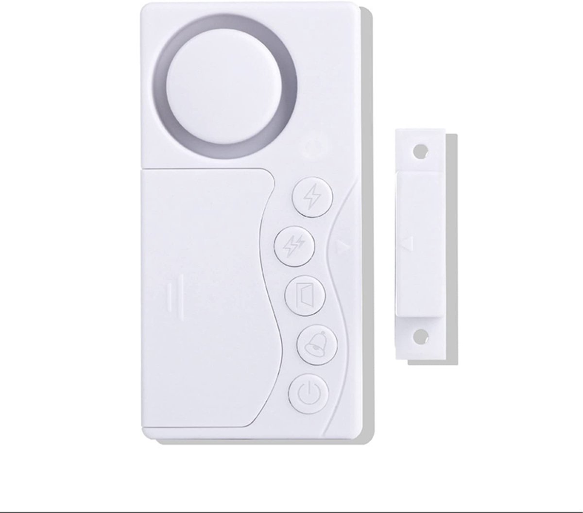 SnelShoppen - Magnetisch Alarm voor Koelkastdeur en Raam, 4 Modi, Thuis Veiligheid, 108 dB, Ideaal voor Keuken en Kinderen