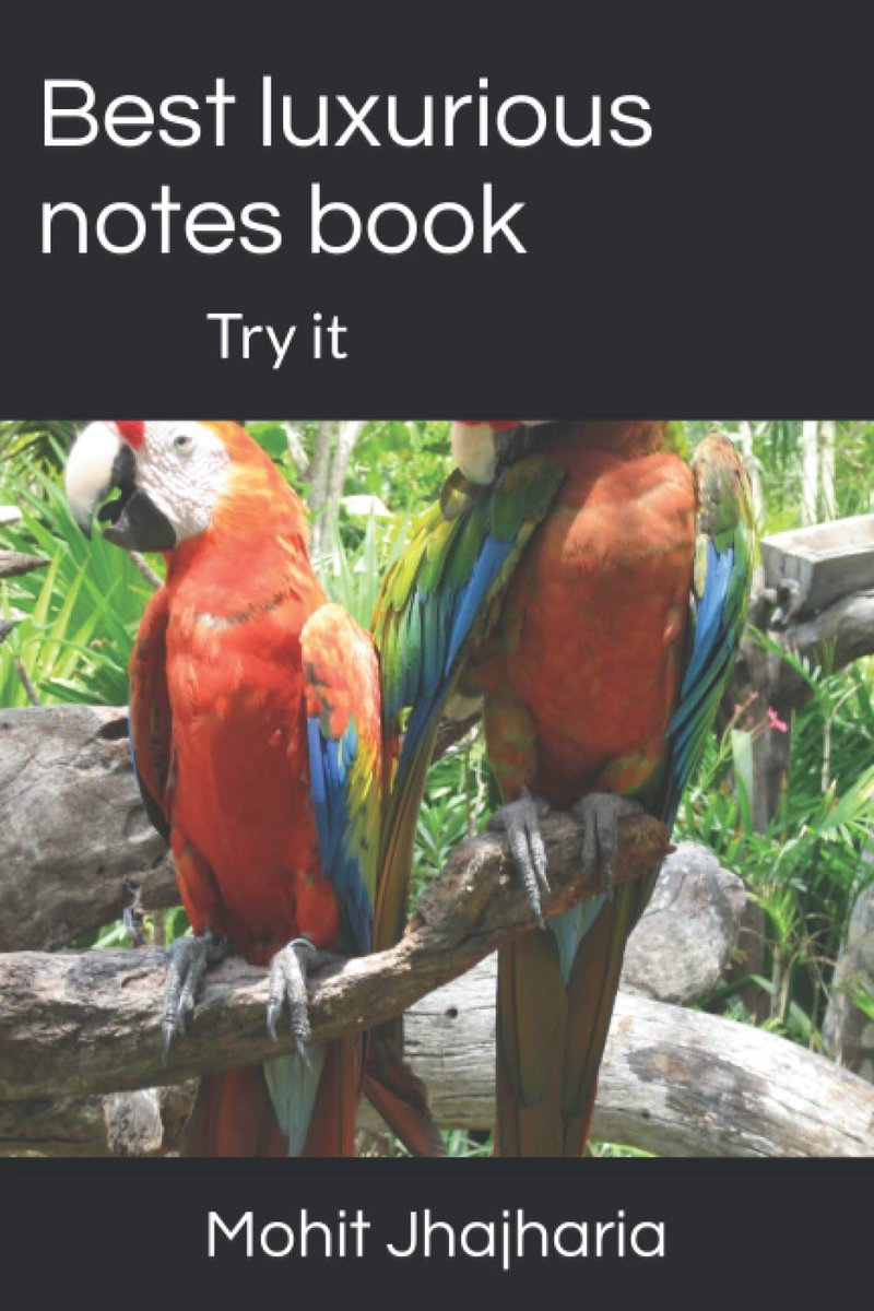 luxurious notes book: Try it