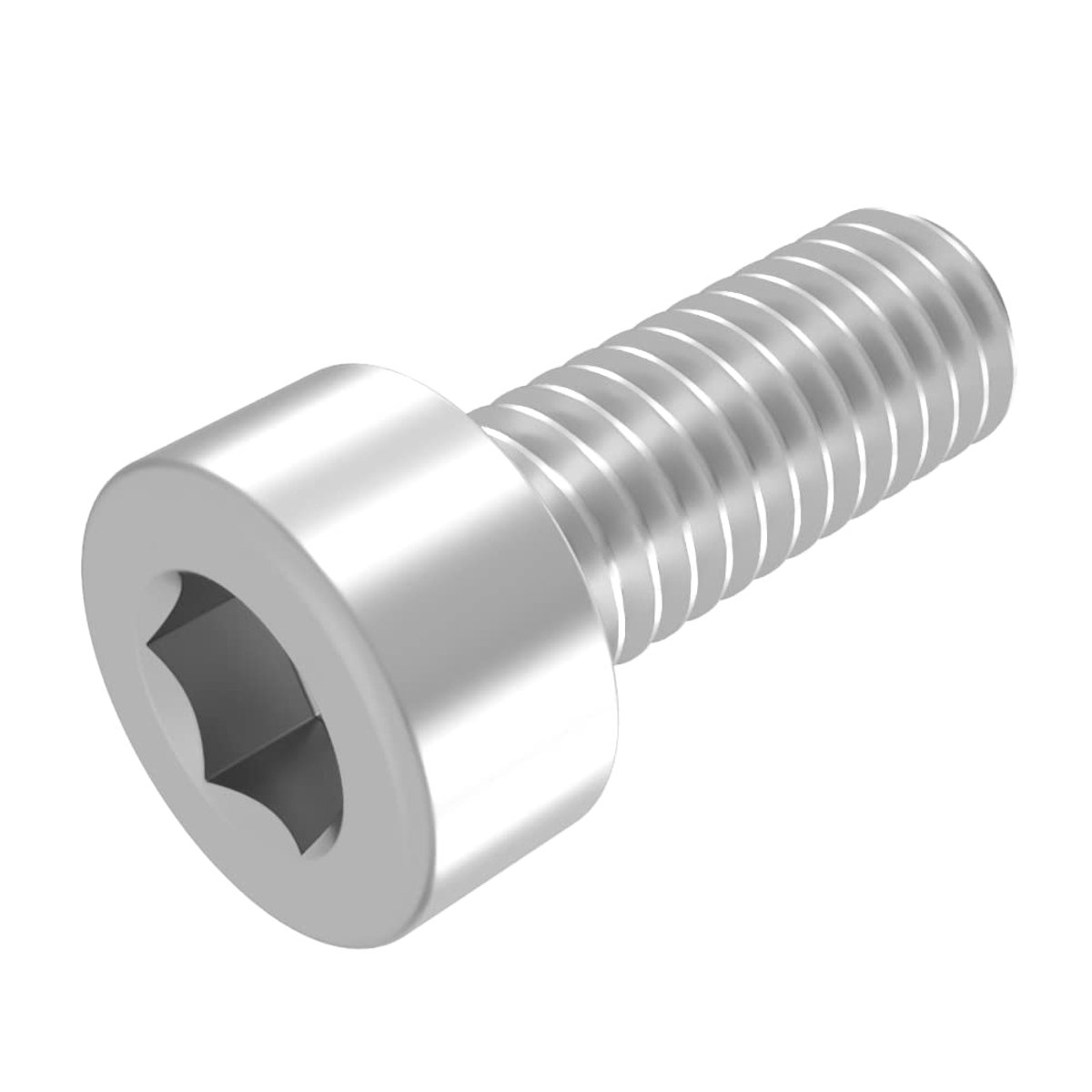Cilinderschroef M8 x 20 mm, roestvrij staal V2A VA A2, DIN 912 / ISO 4762, binnenzeskant, volledige schroefdraad, 20 stuks