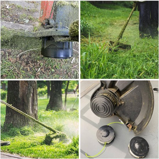 4530 vervangende draadspoel voor GC-ET RTV 400 RTV 550 RTV 550/1 grastrimmer, 10 m lang, 1,6 mm diameter (4 spoelen + 1 kap) — afbeelding 4
