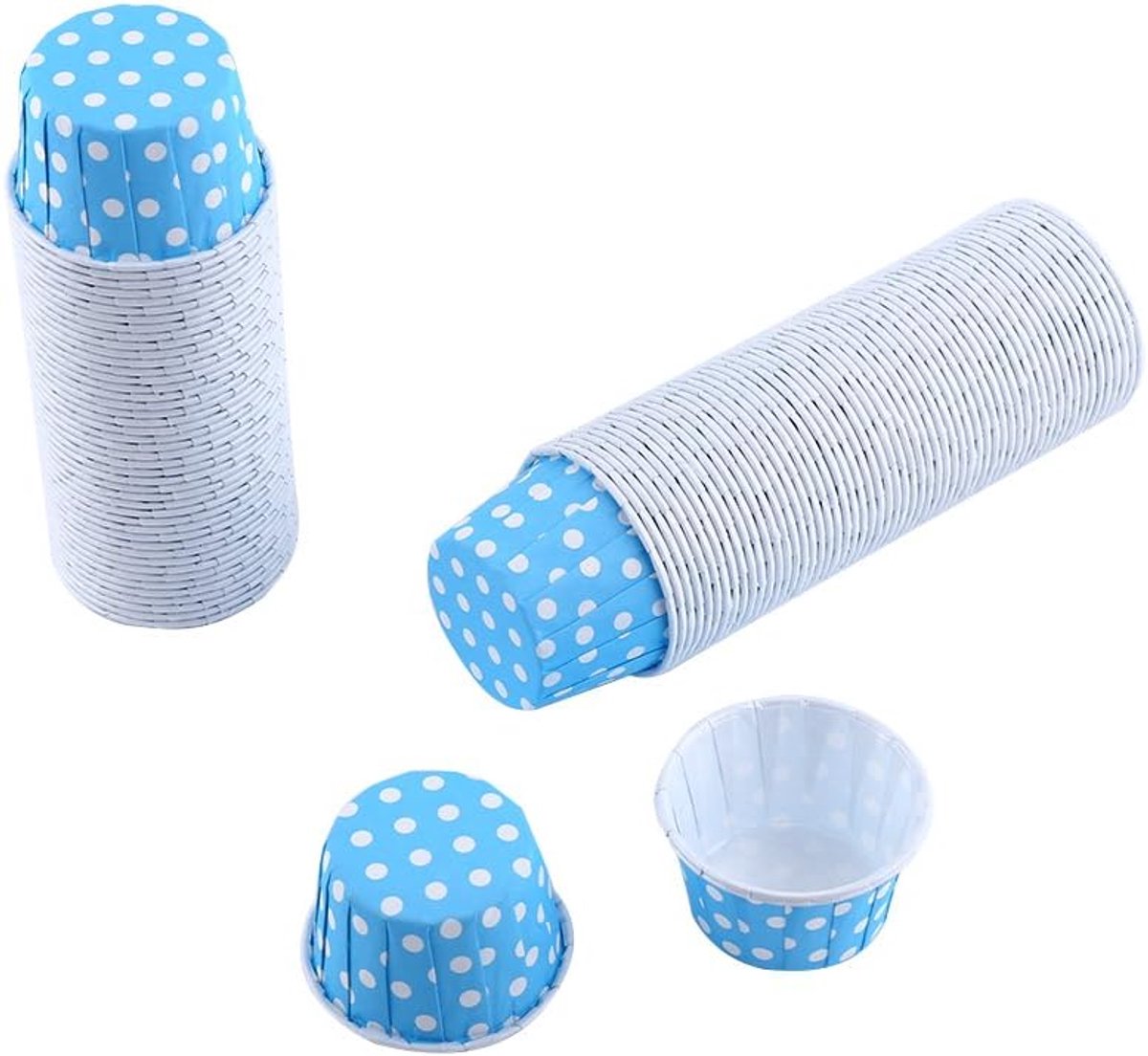 100 stks Papier Cake Cupcake Liner Case Wrapper Muffin Baking Cup voor Party Bruiloft Kerstmis 7 Kleuren