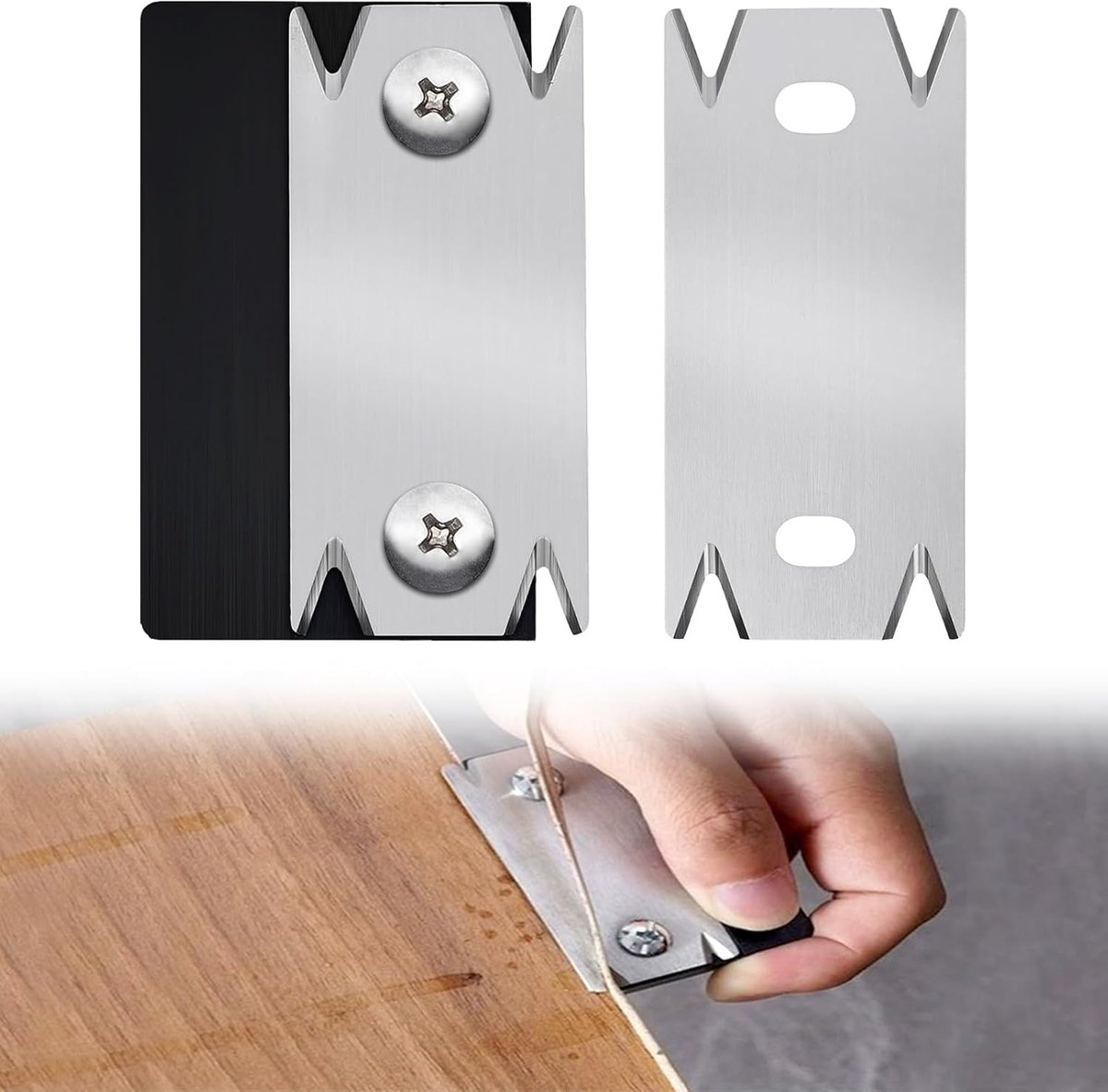Mini kantenfineer snijgereedschap met verwisselbaar omkeerbaar mes handschaafmachine grastrimmer houtbramen hoekschaaf voor hout, fineer, pvc, ABS