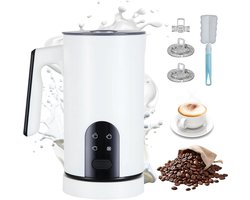 Elektrische Melkopschuimer - Automatische Melkbereider - Warme Dranken Maken - 4-in-1 Multifunctioneel - 350 Milliliter - Wit