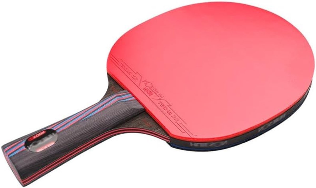 Tafeltennisbatjes Set - Pingpong Rackets - Sport & Recreatie - Hoogwaardig Rubber - One Size - N.v.t.